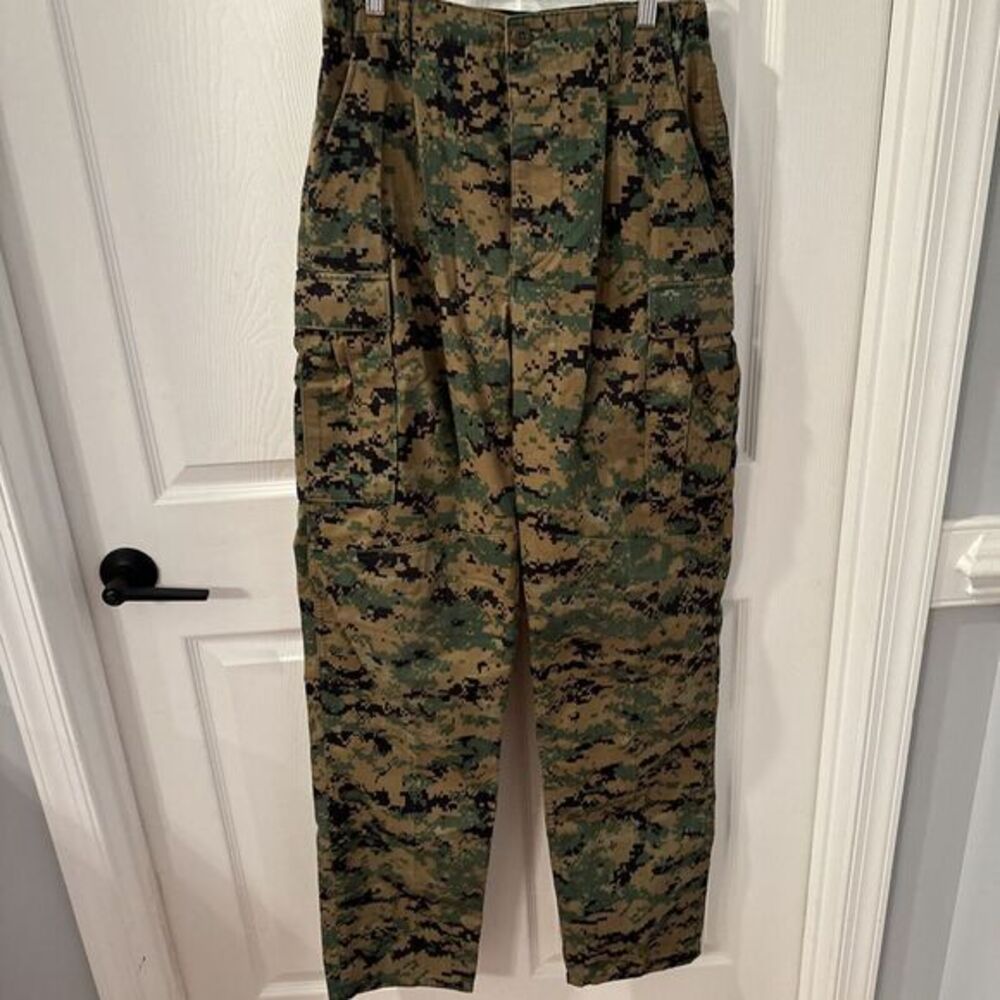 USMC TROUSERS - MCCUU - WOODLAND MARPAT - Small X-Long  Digital‎ Print